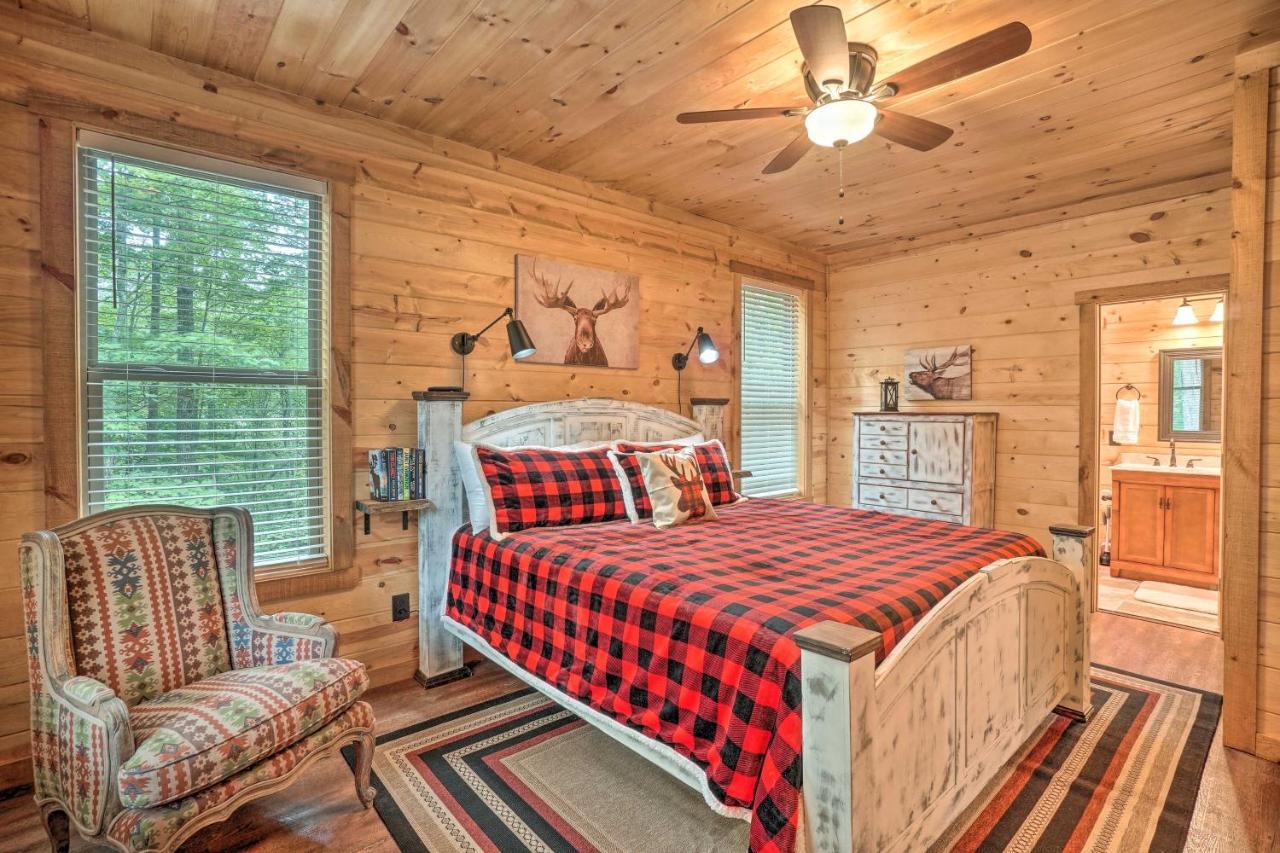 Peaceful Cabin On 3 Private Acres Deck And Fire Pit Blairsville Exterior photo