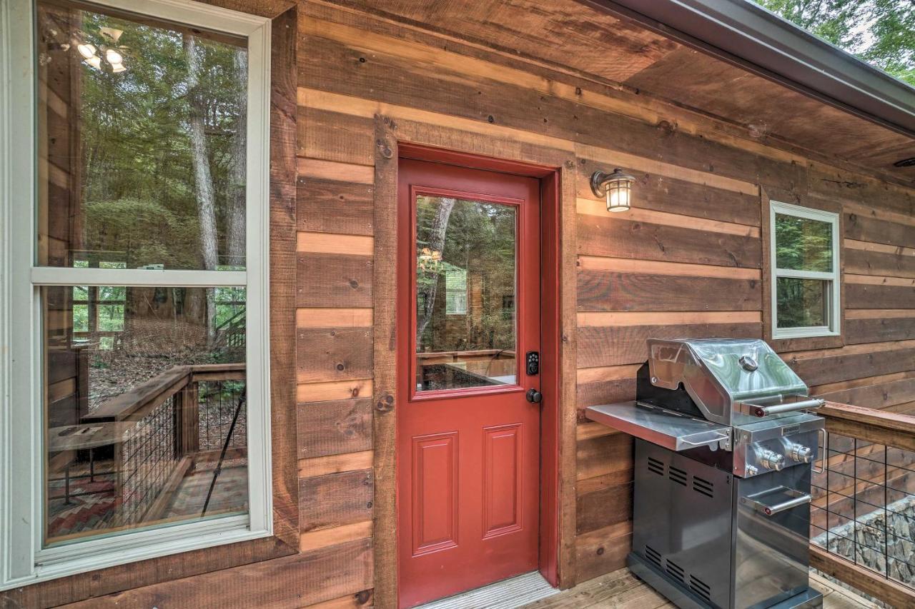 Peaceful Cabin On 3 Private Acres Deck And Fire Pit Blairsville Exterior photo
