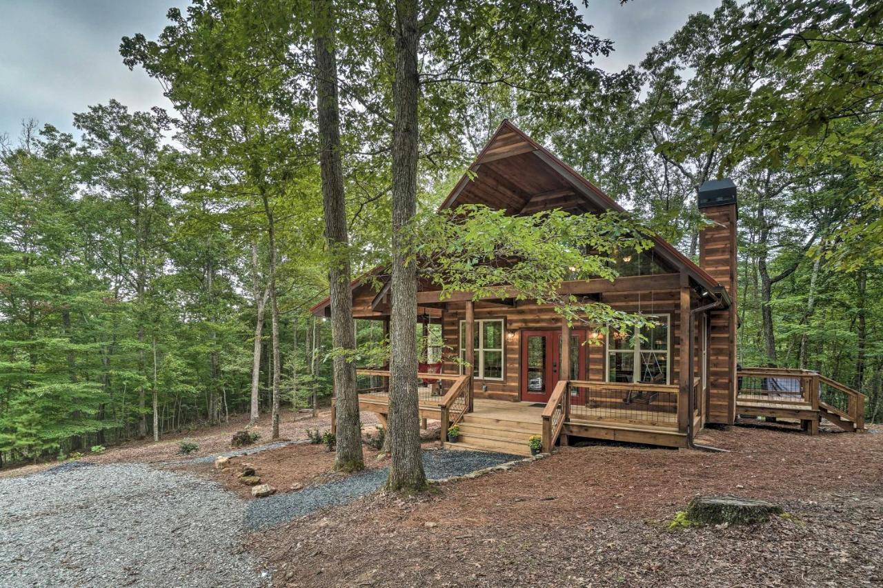 Peaceful Cabin On 3 Private Acres Deck And Fire Pit Blairsville Exterior photo